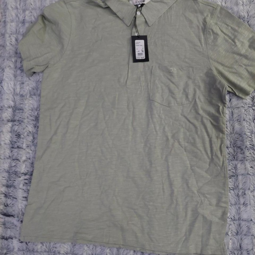 NWT Joe's‎ Jeans sage green polo Medium